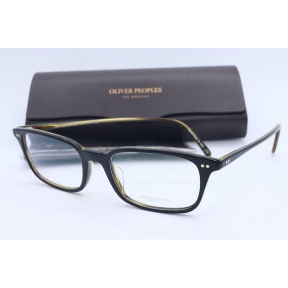 Oliver Peoples Roel OV5405U Black / Moss Tortoise Eyeglasses Clear Lenses - Picture 1 of 5
